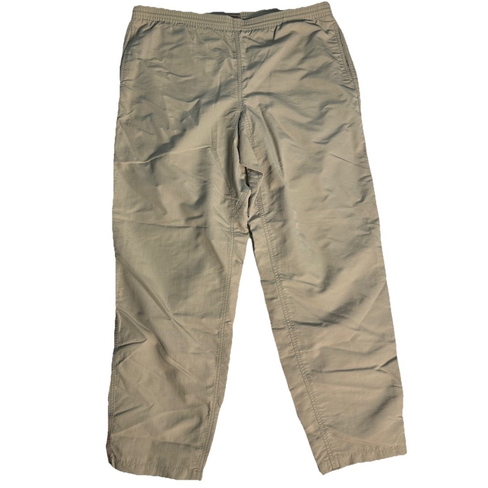 EMS Eastern Mountain Sports Brown Hiking Pants Size 36x30 Pull On Nylon Blend